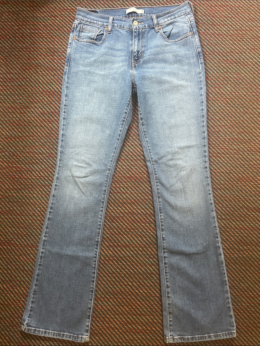 Levi's 515 Y2K Studded High Rise Bootcut Jeans Size 6 Medium Wash 31x32